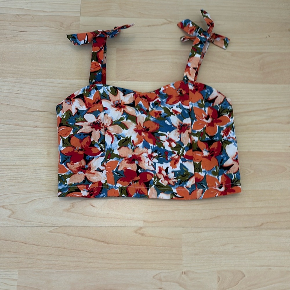 Shein kids flower tank top